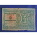 German Bank Note 100 Hundert Kronen  Deutschosterreich  1912