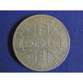 1889 Double Florin Silver coin .925 RARE gradable condition
