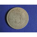 1939 SA Union 2 1/2 Shilling Half Crown silver coin RARE low mintage coin