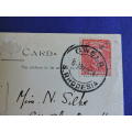 1st Rhodesian Regiment Gwelo camp Post Card WW1 Dated 6 Nov 1914  S.Rhodesia