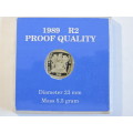 1989 Proof R2 coin Cased.