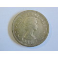 1953 Southern Rhodesia 5 Shilling Crown Silver coin