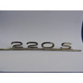 Mercedes Benz 220s Boot badge - Old type