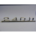 Mercedes Benz 240D Boot badge - Old type