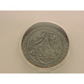 1931 Zuid Afrika 1/4 Penny Quarter Penny Farthing Graded AU 53 - BN
