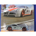 Hot Wheels Alfa Romeo 8C Competizione  ( FORZA Silver )