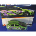 Hot Wheels VW Volkswagen Golf MK7  ( NEON SPEEDSTERS  Lime Green )