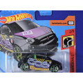 Hot Wheels fiat 500  ( Black & Purple #02 )