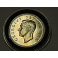 1949 SA Union 5 Shilling Crown Silver coin  # AMAZING CONDITION #