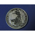 1 oz Fine Silver Coin .999 Britannia 2021  2 Pound Coin  Like silver Krugerrand.