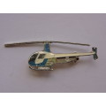Helicopter pin brooch