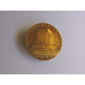 Voortrekker Eeufees 1838 - 1938 Brass Button Badge Like Military insignia