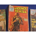 Vintage War Comic Books Boek  x5  C1970 & 80`s