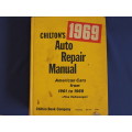 Chilton`s AUTO REPAIR MANUEL  American Cars from 1961 - 1969 plus Volkswagen  Book boek