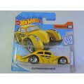 Hot Wheels Volkswagen VW Kafer Racer ( Yellow Mooneyes )