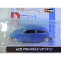 Bburago Volkswagen VW Beetle ( Blue Oval back window ) like Hot Wheels