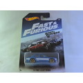 Hot Wheels FORD Escort RS 1600 ( Blue white stripe Fast & Furious 6/8 )