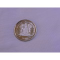 Proof 1986 R1 Silver Coin Year of Disabled  in SA Mint box