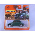 Matchbox Volkswagen VW  Beetle ( Bottle Green ) like Hot Wheels