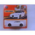 Matchbox Alfa Romeo Giulia  ( White )  Like Hot Wheels