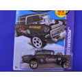 Hot Wheels Chevy Chevrolet 55 Bel Air Gasser ( #68 Black )  # CHEVY BLOW OUT SALE #