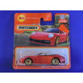 Matchbox PORSCHE 911 CARRERA Cabriolet ( Red Gold Rims ) like Hot Wheels