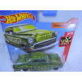 Hot Wheels CHEVY CHEVROLET 53 Chevy ( Green with Flames ) # CHEVY BLOW OUT SALE #
