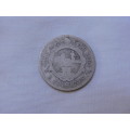 1894 ZAR 2 Shillings Paul Kruger .925 Sterling Silver coin Filler