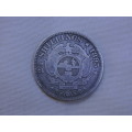 1895 ZAR 2 1/2 Shillings ( Half Crown ) Paul Kruger .925 Sterling Silver coin