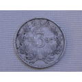 1897 ZAR 3d Threepence Paul Kruger .925 Sterling Silver coin