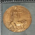 WW1 SOUTH AFRICAN  NAMED DEATH PENNY FRENCH CAMPAIGN