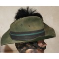 RHODESIAN AFRICAN RIFLES OFFICERS SLOUCH HAT
