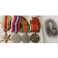 WW2 SOUTH AFRICAN AIR FORCE 28 SQUADRON GROUND CREW MEDAL ,PHOTOS and PAPERS LOT