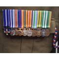 SADF W.O. NAMED TUNIC ,MINIATURE MEDALS AND PHOTO OF SOLDIER LOT