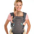 Infantino Flip 4-In-1 Convertible Face in + Face out Baby Carrier