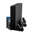 DOBE - PS4 Multifunction Cooling and Charging Station- GAME RACK FOR 10 GAMES