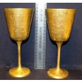 Brass Goblets X 2