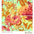 Amy Butler Soul Blossoms Quilting Fabric (Twilight Peony in saffron) 1.5 yard - Rare OOP