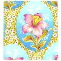 Amy Butler Ginger Bliss Quilting Fabric (Tropical Lilies in pink) 1 yard - Rare OOP