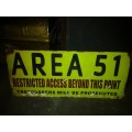 area 51 sign
