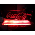 coca cola plexiglass table top light
