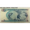 Zimbabwean 2 Dollar Note AB6767052R.