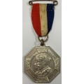 Real Silver Jubilee Medal of King George V and Queen Mary.
