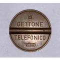 An Italian Telephone Token Gettone.