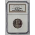 2000 Proof R5 Coin /  Ultra Cameo Mandela Millennium