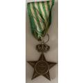 Merit Star for the indigenous soldiers of Italian colonies 1900 - 1943