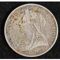 1893 Silver 1 Florin coin ( 2 Shillings )