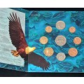1995 Fish Eagle South African brilliant uncirculated coin set