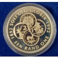 1992 SILVER ONE RAND - SOLI DEO GLORIA  PROOF COIN