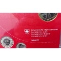 1 X BRILLIANT UNCIRCULATED SWISS COINS OF 2008 - HELVETICA